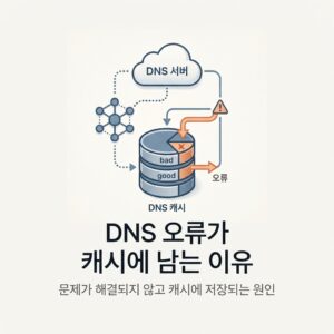 ai thumbnail minimal DNS 오류가 캐시에 남는 이유 1785817448