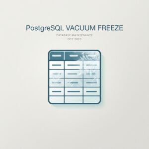 ai thumbnail minimal PostgreSQL VACUUM FREEZE 1786187990