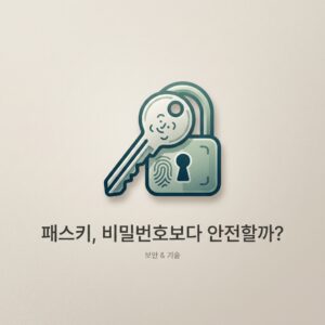 ai thumbnail minimal 패스키 비밀번호보다 안전할까 1788177250