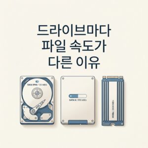 ai thumbnail minimal 드라이브마다 파일 속도가 다른 이유 1790004239
