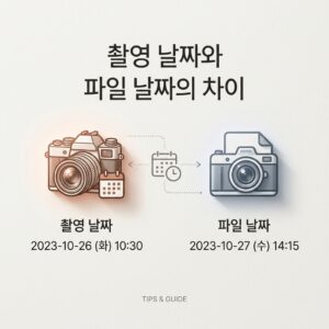 ai thumbnail minimal 촬영 날짜와 파일 날짜의 차이 1790419405