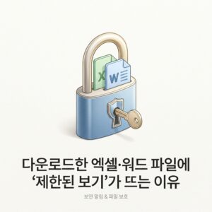 ai thumbnail minimal 다운로드한 엑셀·워드 파일에 ‘제한된 보기가 뜨는 이유 1792330804